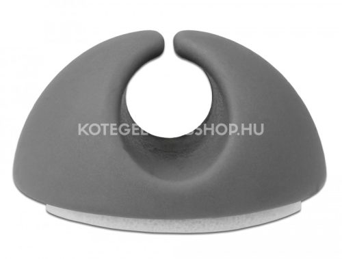 Delock öntapadós kábel tartó készlet 6 darabos max 6,5mm átmérőjű kábelhez