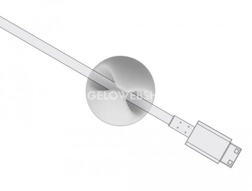 Delock öntapadós kábel tartó készlet 6 darabos max 6,5mm átmérőjű kábelhez