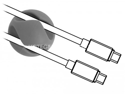 Delock öntapadós kábeltartó kettes kábelrendezővel 6 darabos készlet max. 6mm átmérőjű kábelekhez
