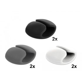 Delock Kábelösszefogó klipszek 6 darabos szettben