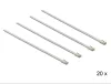 Rozsdamentes acél gyorskötöző 200x4,6 (20db/cs) Fém kötegelő - kábelkötegelő [18631]