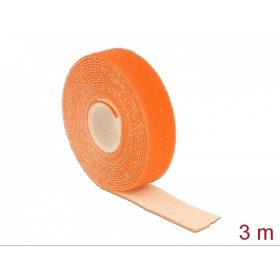   Tépőzáras kábelkötegelő Delock (VELCRO szalag) vágható narancs 3m x 20mm [18746]