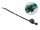 Cable tie with edge-mount base (edge clip) 200×4.8 mm - Delock