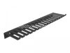 Delock Falra vagy asztal oldalához rögzíthető fém 325 x 90 mm kábelrendező fekete