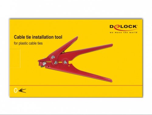 Kábelkötegelő fogó fémből - meghúz és maradékot vág 9,5mm szélességig - 2,3mm kötegelő vastagságig (Műa. kötegelőhöz)