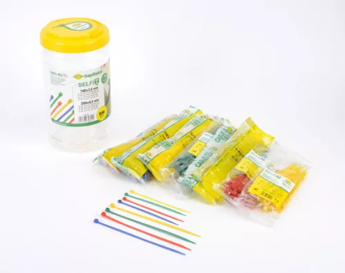 Buntes Kabelbinder-Set (800 Stk.) Typ: SapiSelco SELFIT [BUCK.003]