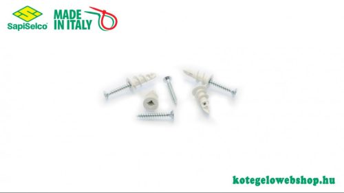 SapiSelco CGV önfúrós gipszkarton tipli + csavar 100 db-os kiszerelés