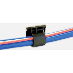   Öntapadós vezetéktartó akasztó klipsz 10mm-ig SapiSelco GAN horog alakú kábeltartó (1 db) [GAN.3MT.402]