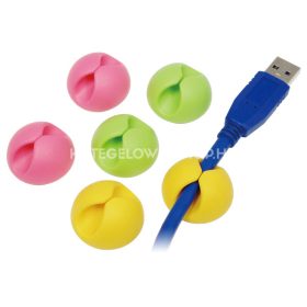 LogiLink öntapadós asztali kábelrendező 6 darab / csomag