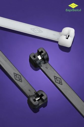 Kabelbinder 200x3,5 mm mit Edelstahlzunge - extra stark, natur (100 Stk./Pkg.) SapiSelco [MET.2.2111R]