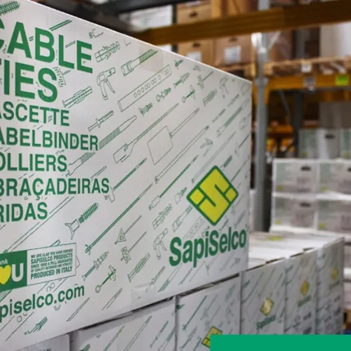SapiSelco ME.T 360x4,5 fekete fémnyelves kábelkötegelő - gyorskötöző