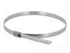 Fém gyorskötöző 400x4,5 mm - AISI 304 rozsdamentes acél kábelkötegelő (100 db/cs) [OBL40045G304]