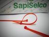 Re-openable red cable tie 250x7.5 - releasable zip tie (100 pcs/package) SapiSelco Click Tie [RIA.10.231]