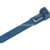 Detektierbarer, wiederlösbarer Kabelbinder 250 x 7,5 mm, blau-grau, für Industrien mit hohen Sicherheitsstandards, HACCP - 1 Pkg = 100 Stk (RIA.11.231DET)