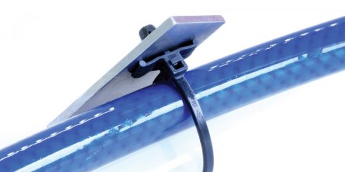 Kábelkötegelő patent furatba rögzíthető - 140x3,5 gyorskötözővel (1 db)  SapiSelco [SCA.3.210]