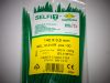 Grüner Kabelbinder 140x3,5 mm SapiSelco – Premiumqualität (1 Pkg. / 100 Stk.) [SEL.12.210R]