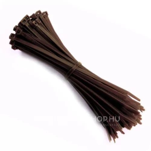 Grey cable tie 200x4.5 mm SapiSelco - premium quality (1 pack / 100 pcs) [SEL.15.223]