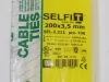 SapiSelco SELFIT Kabelbinder 200x3,5 mm – natürliche Farbe, 1 Pack = 100 Stück, Industriequalität (SEL.2.211)