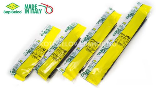 Kábelkötegelő, 550x9 Fekete Gyorskötöző - ERŐS, tartós SapiSelco SELFIT iparilag is minősített kötegelő 100db/csomag [SEL.3.142]