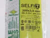 Kabelbinder SapiSelco SELFIT 200x3,5 mm – schwarze Farbe, 1 Packung = 100 Stück, Industriequalität (SEL.3.211)
