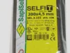 SapiSelco SELFIT cable tie 200x4.5 mm – black color, 1 pack = 100 pcs, industrial quality (SEL.3.223)