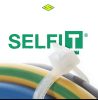SapiSelco SELFIT Kabelbinder 360x4,5 mm – schwarze Farbe, 1 Packung = 100 Stück, Industriequalität (SEL.3.426)