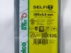 SapiSelco SELFIT Kabelbinder 380x4,5 mm – schwarze Farbe, 1 Pack = 100 Stück, Industriequalität (SEL.3.427)