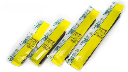 SapiSelco SELFIT cable tie 380x4.5 mm – black color, 1 pack = 100 pieces, industrial quality (SEL.3.427)