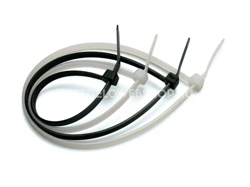 SapiSelco SELFIT Kabelbinder 540x7,5 mm – Schwarze Farbe, 1 Packung = 100 Stück, Industrielle Qualität (SEL.3.437)