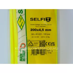   Fluoreszierend gelber Kabelbinder 200x4,5 mm SapiSelco (1 Pkg. = 100 Stk.) [SEL.40.223R]