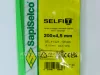 Fluorescent green cable tie 200x4.5 mm SapiSelco (1 pack = 100 pcs) [SEL.41.223R]