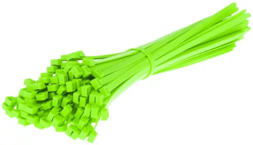 Fluoreszierend grüner Kabelbinder 200x4,5 mm SapiSelco (1 Pkg. = 100 Stk.) [SEL.41.223R]