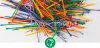 Fluorescent orange cable tie 200x4.5 mm SapiSelco (1 pack = 100 pcs) [SEL.42.223R]