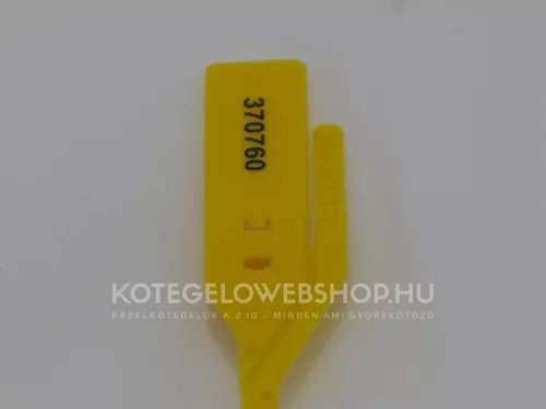 Műanyag biztonsági plomba SORSZÁMOZOTT biztonsági kötöző (1db) Típus: SapiSelco [SPY-P14-002]