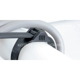   Kabelbinder mit niedrigem Kopfprofil und abgerundeten Kanten 265x9 mm schwarz (100 Stk./Pack) SapiSelco [TOR.3.202]