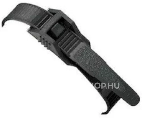 Alacsony fejprofilú, széles testű, külső fogazású, lekerekített élű kábelkötegelő 265x9 mm, fekete (100 darab/csomag), típus: SapiSelco TOR.3.202